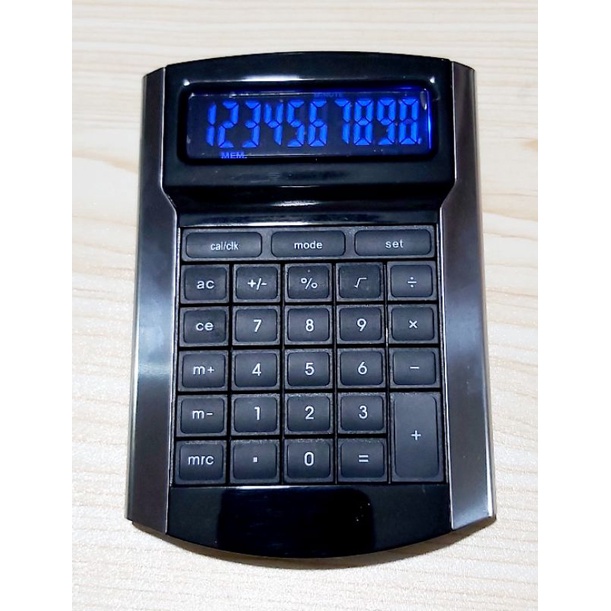 10 Digit Blue Backlight Big Display Multi Function Desktop Calculator W