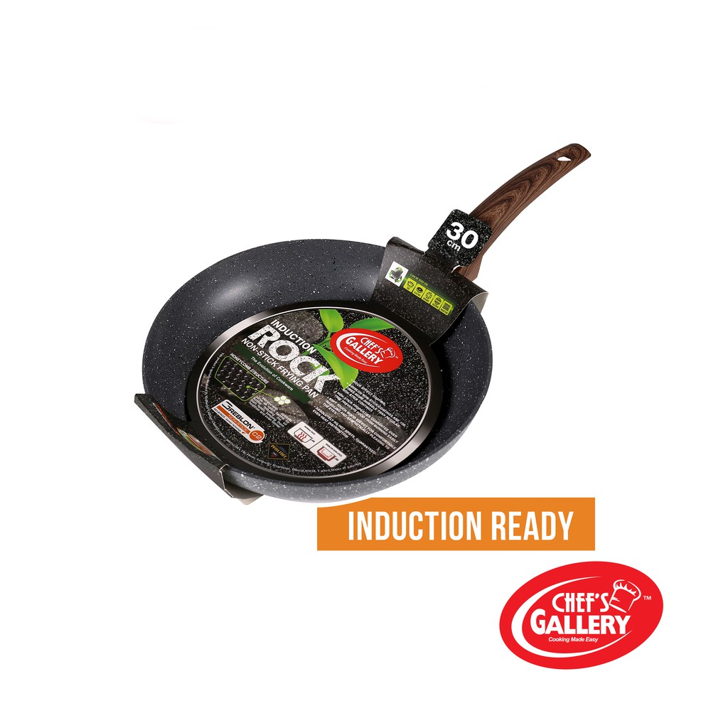 Chef's Gallery Induction Rock Frying Pan 30cm Shopee Philippines