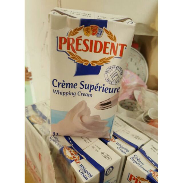 President Whipping Cream President Uht Whipping Cream 35 1 Fat