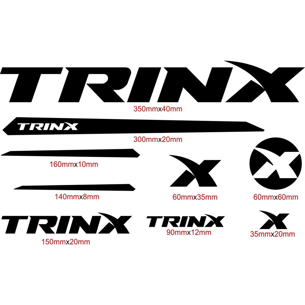 trinx bike sticker