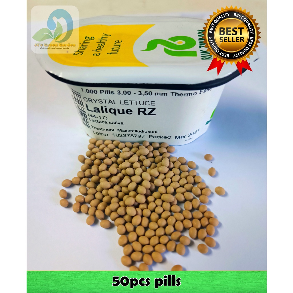RZ Lalique Lettuce Pills (50pcs) Rijk Zwaan Shopee Philippines