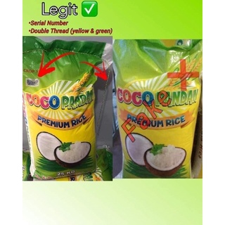Coco Pandan Rice 25kg | Shopee Philippines