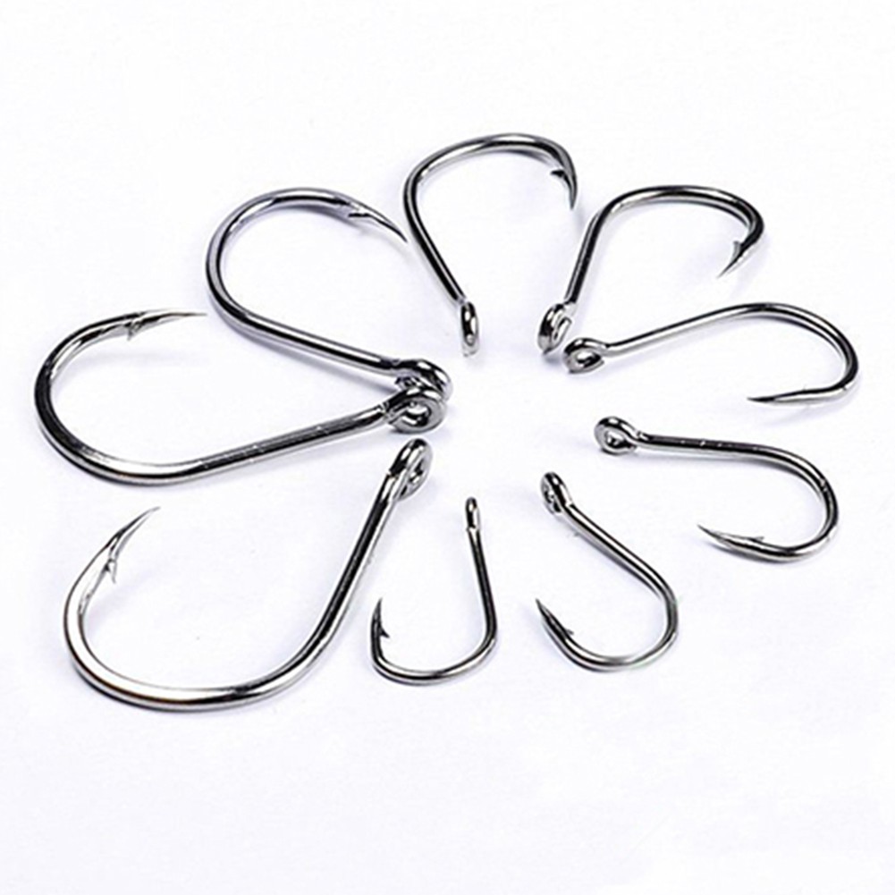 assorted fishing hooks