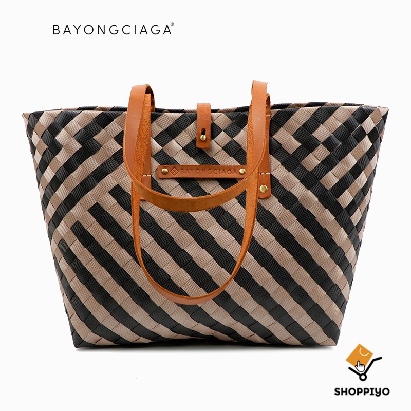 Bayongciaga Premium Classic Zebra Gold Bayong Bag Shopee Philippines