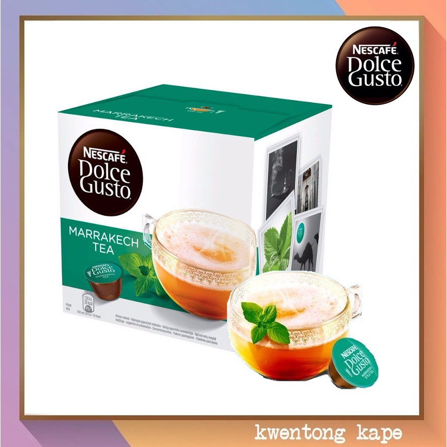 DOLCE GUSTO MARRAKESH TEA PODS TEA PODS TEA CAPSULES ONHAND