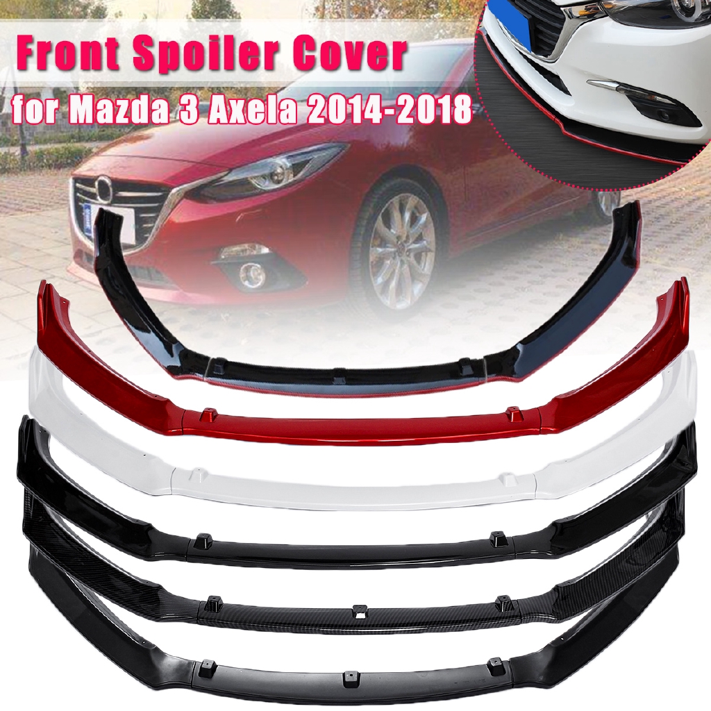 In Car Front Bumper Lip Spoiler Cover Trim For Mazda Axela Set Shopee Philippines