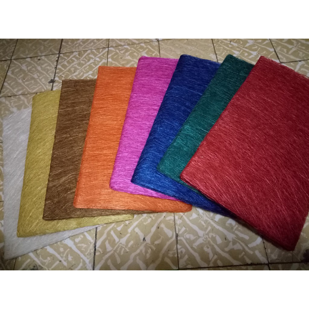 Sinamay Abaca Mat H-18.5 x W-22inches Per Sheet | Shopee Philippines