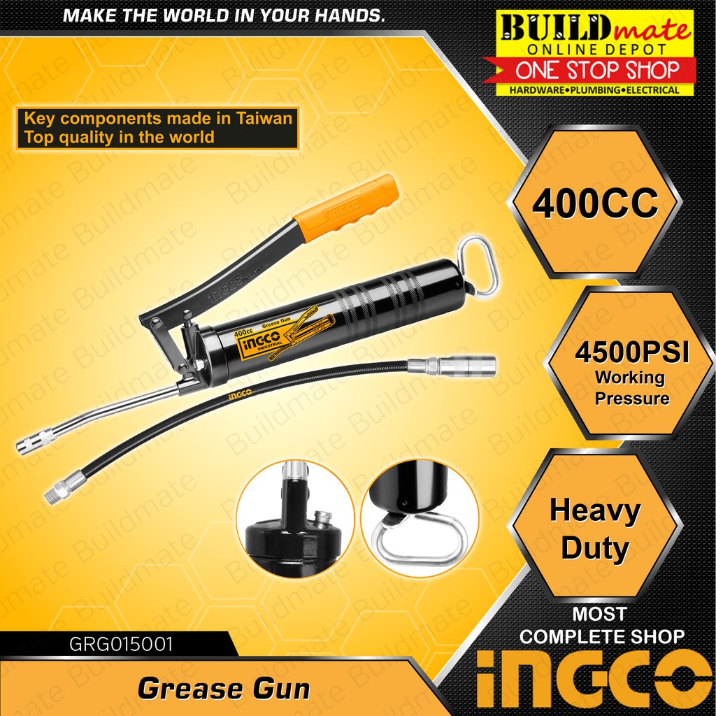 INGCO Grease Gun 400CC GRG015001 •BUILDMATE• IHT Shopee Philippines