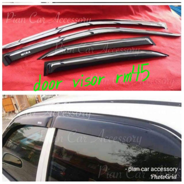 Door visor wira lebar 3inci Shopee Philippines