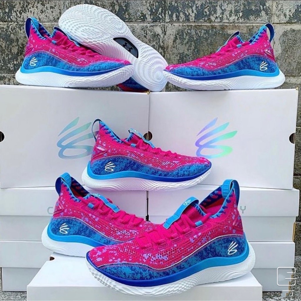 curry 8 flow pink