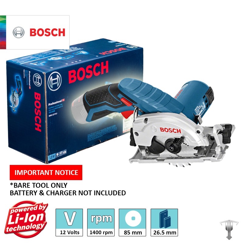 Bosch Gks V Li Professional Cordless Circular Saw Bare Shopee Philippines