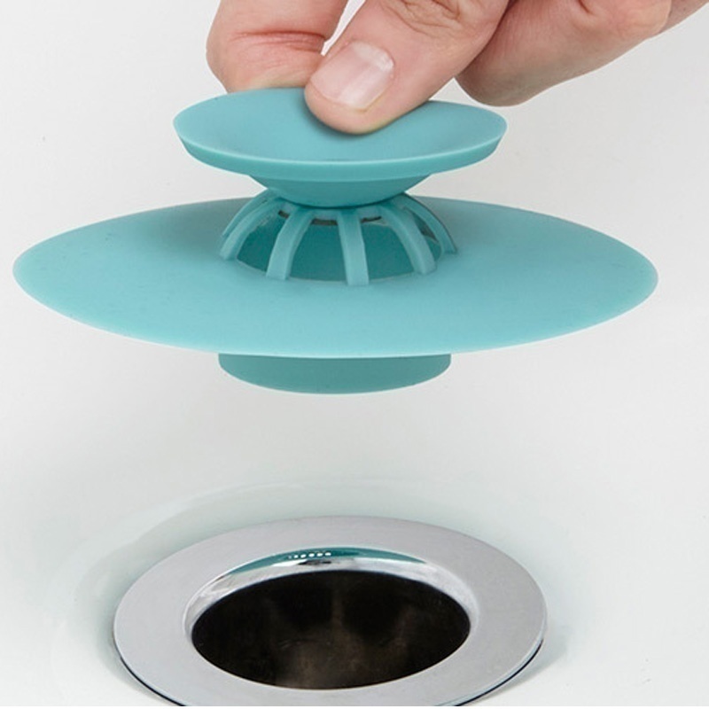 Washbasin Pool Leak Plug Flying Saucer Press-type Floor Leak Deodorant 