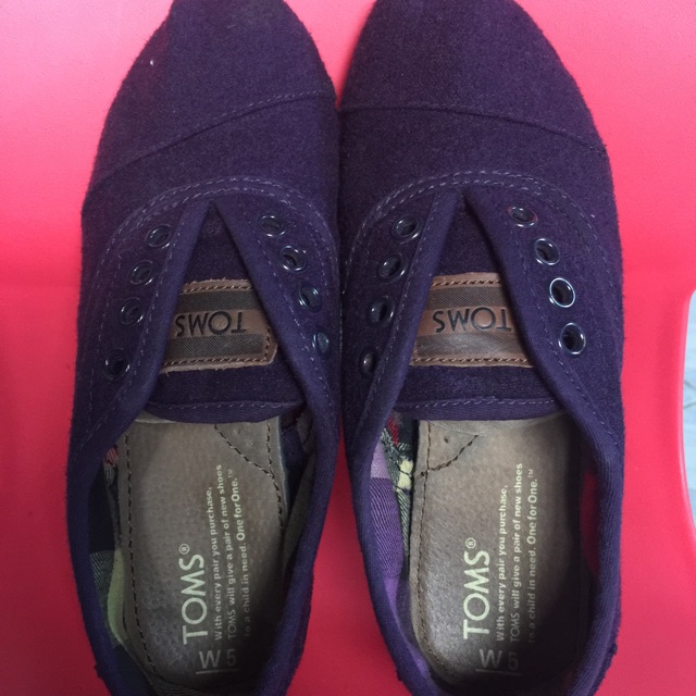 purple toms shoes