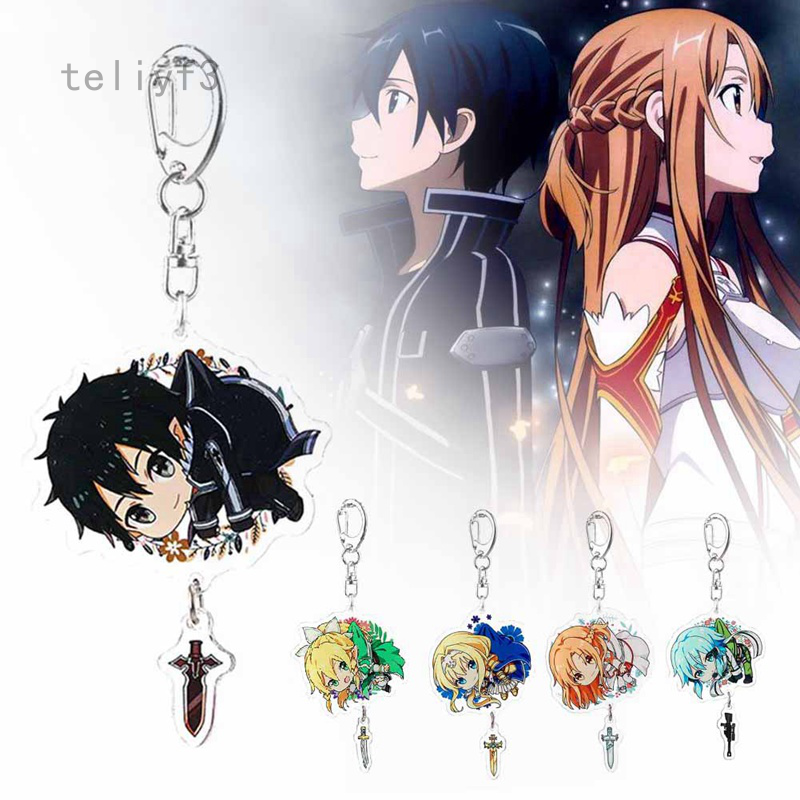 New Pendant Pendant Anime Sword Art Online Double Sided Mezzanine Pendant Keychain Shopee Philippines