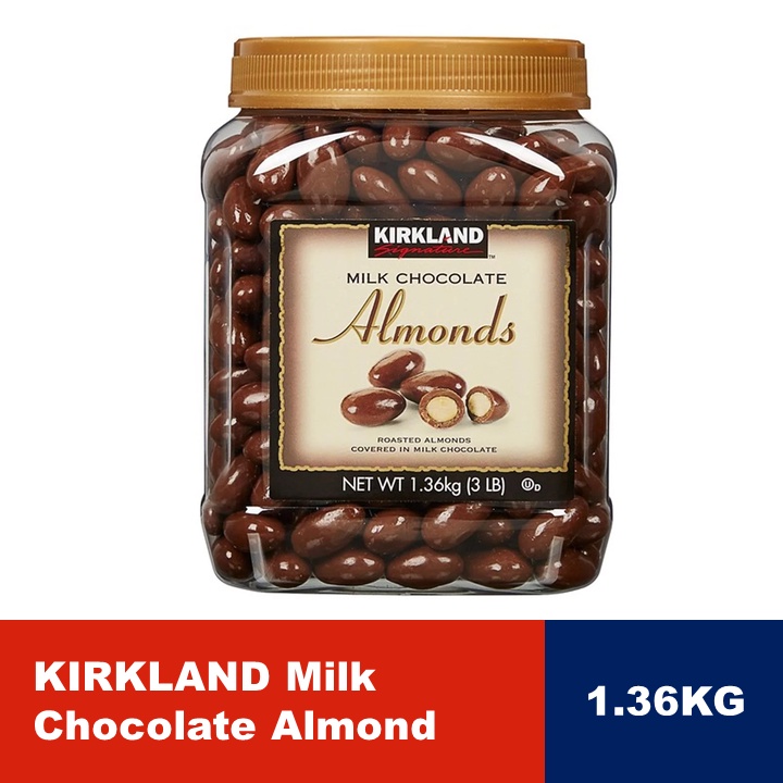 KIRKLAND Milk Chocolate ALMONDS 1.36kg (3LBS) Shopee Philippines