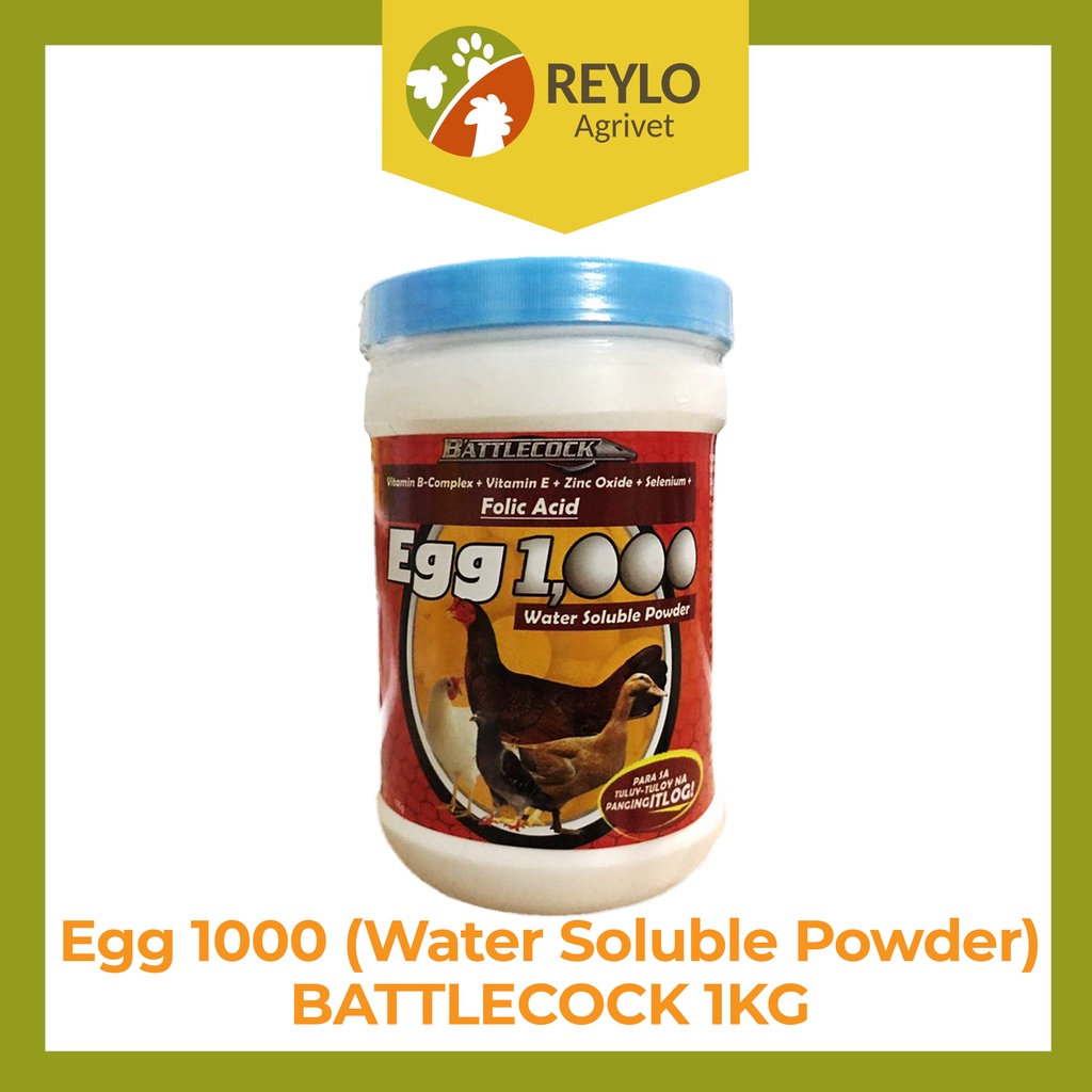 Egg 1000 (Water Soluble Powder) Battlecock 1Kg Shopee Philippines