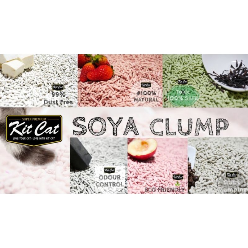 Kit cat Soya Clump(tofu litter) 7liters Shopee Philippines