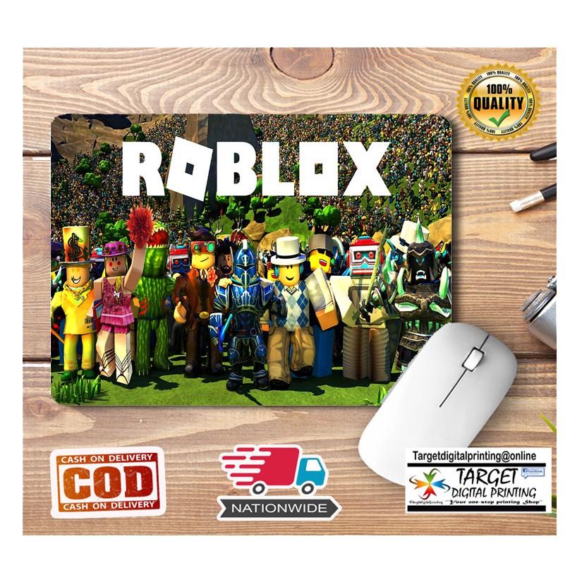 Roblox I Mouse Pad I Customized Mouse Pad I Rolox Shopee Philippines - roblox mouse inputs