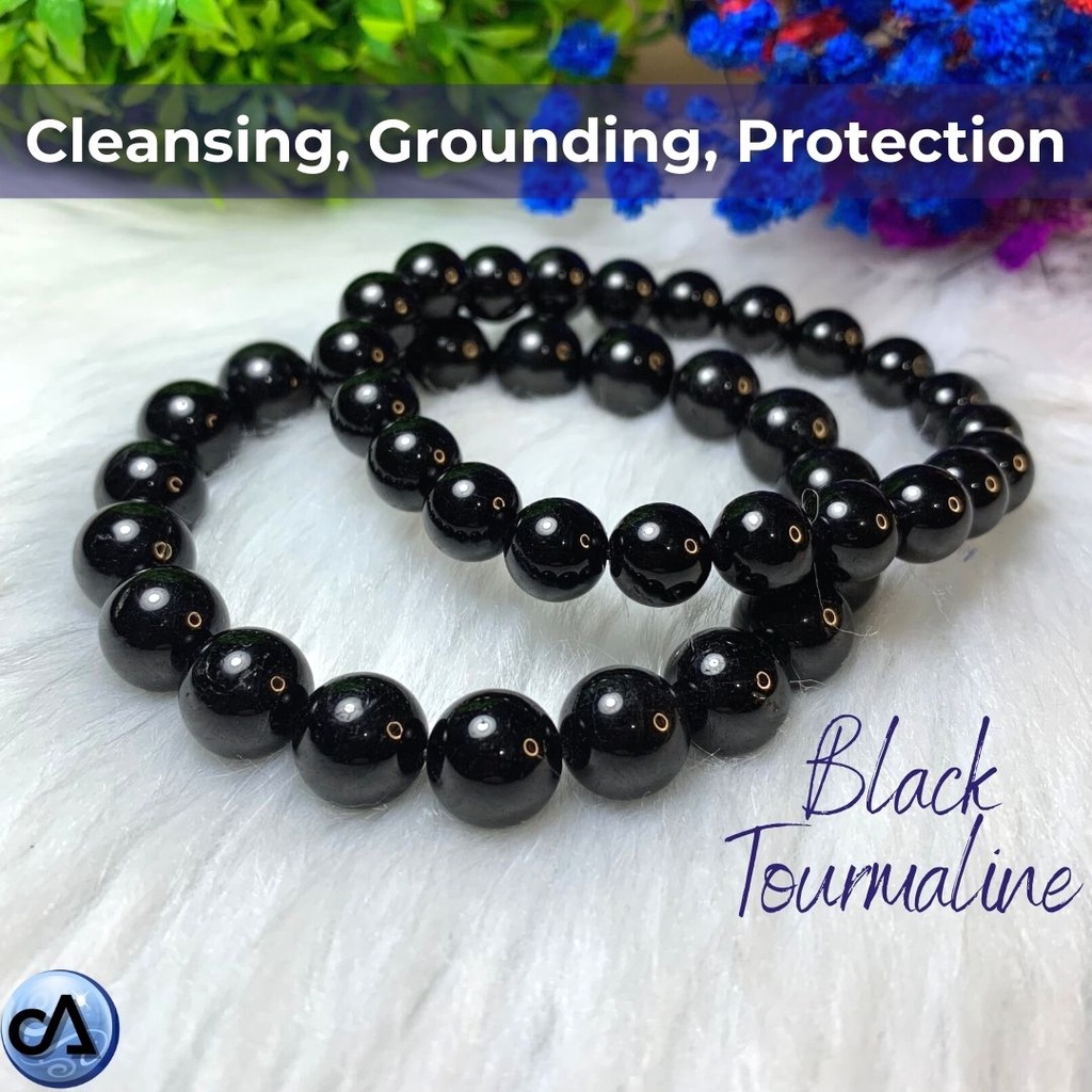 HQ Black Tourmaline [CLEANSING AND GROUNDING] Bracelet (Brazil) Authentic Crystal #2