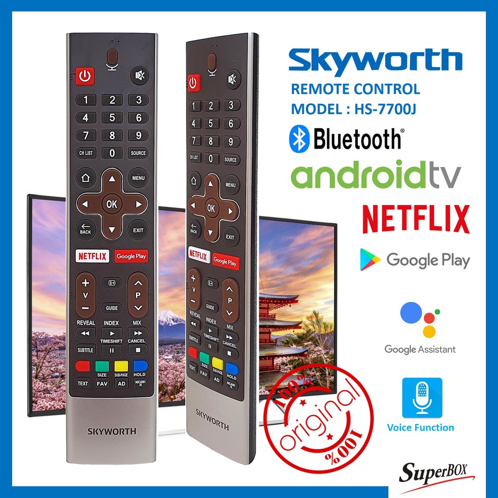 **Original** Skyworth HS7700J Netflix Google Player Voice Function