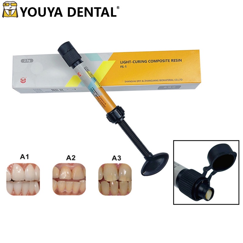 Dental Syringe Composite Curing Light Resin Dentist Materials Light