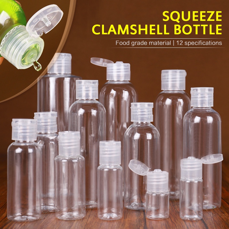 Transparent Empty Bottle Plastic Bottles For Travel Bottle Shampoo