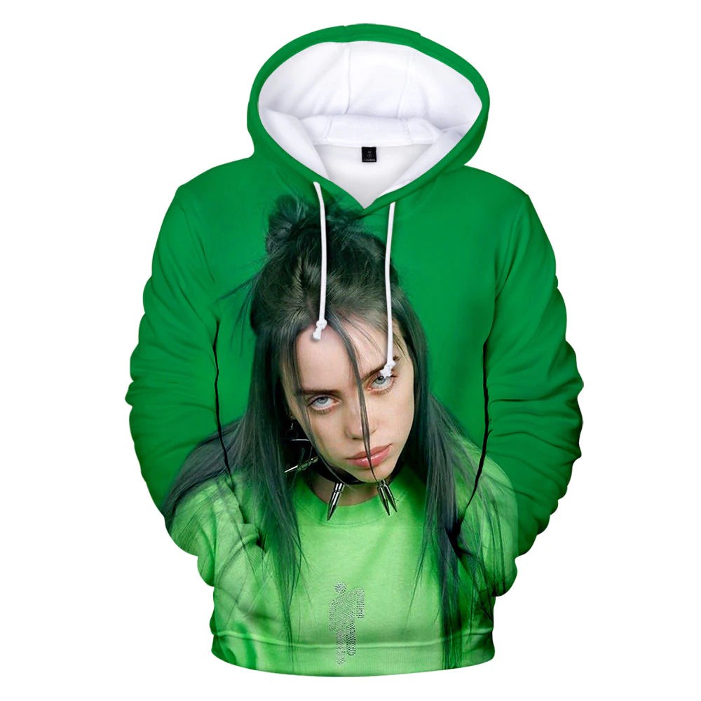 billie eilish zip up hoodie