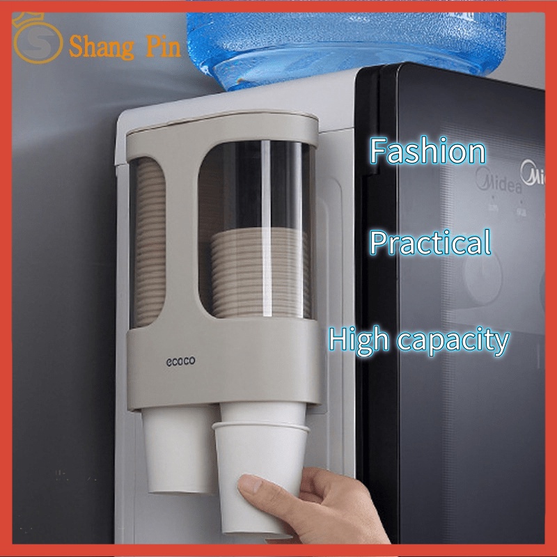 Ecoco household automatic cup holder wallmounted water dispenser cup