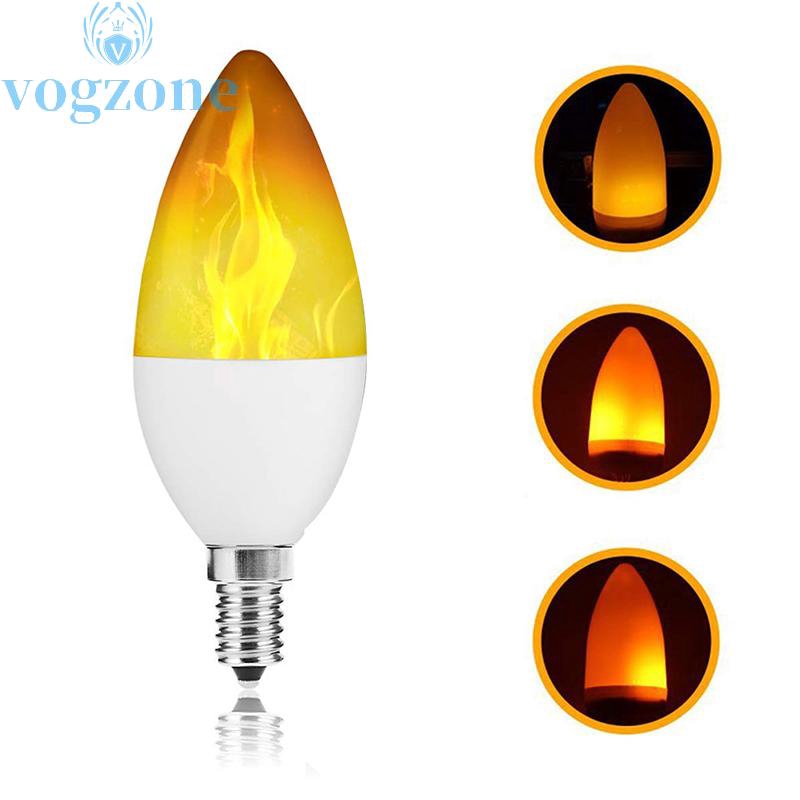 Light Bulbs Led Burning Flicker Flame Light Lamps Candle Fire Effect Bulbs Dinner Home Decor Home Furniture Diy Itkart Org