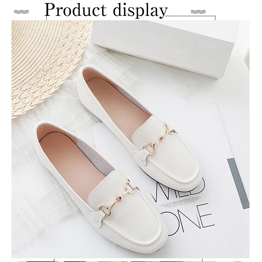 [SP] Flat Shoes Sexy Ladies Loafer Shoes D222 Shopee