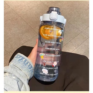 Water Bottle 2l Pastel Motivational Water Bottles With Time Marker 