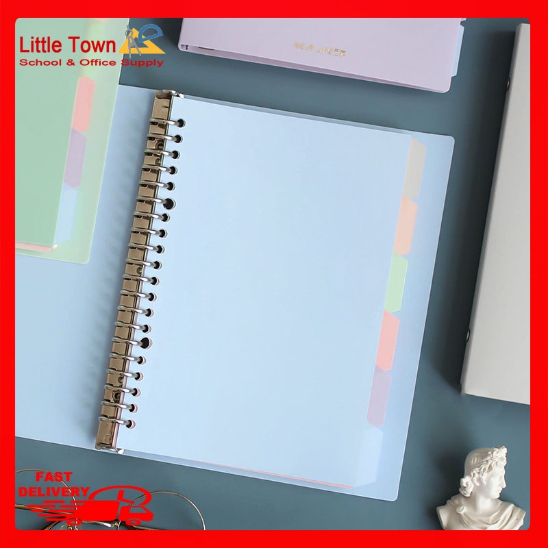 Neja life BInder Notebook A5 with 6 divider page | Shopee Philippines