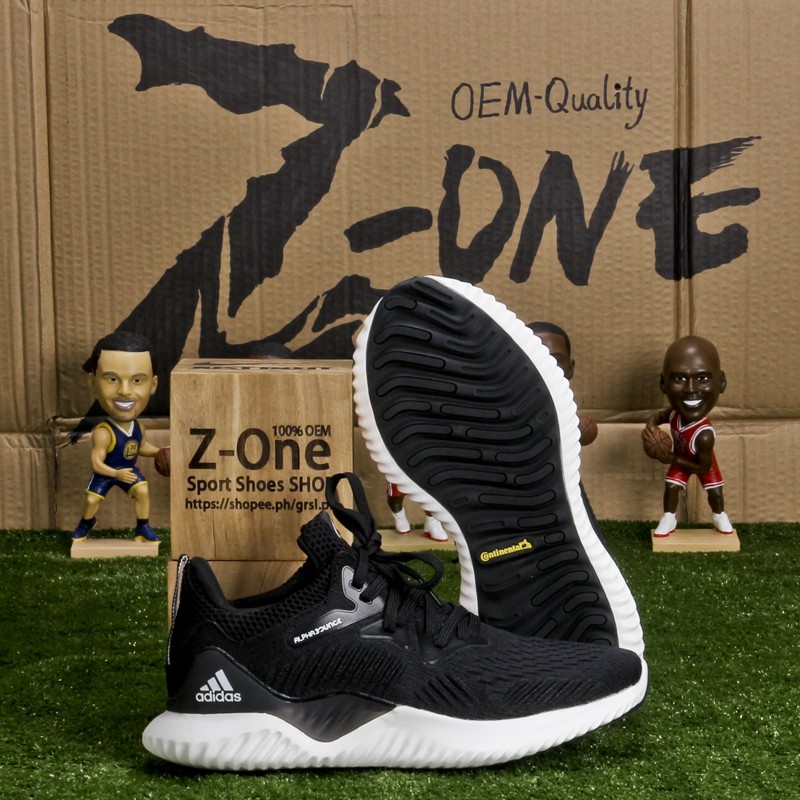 adidas alphabounce black white