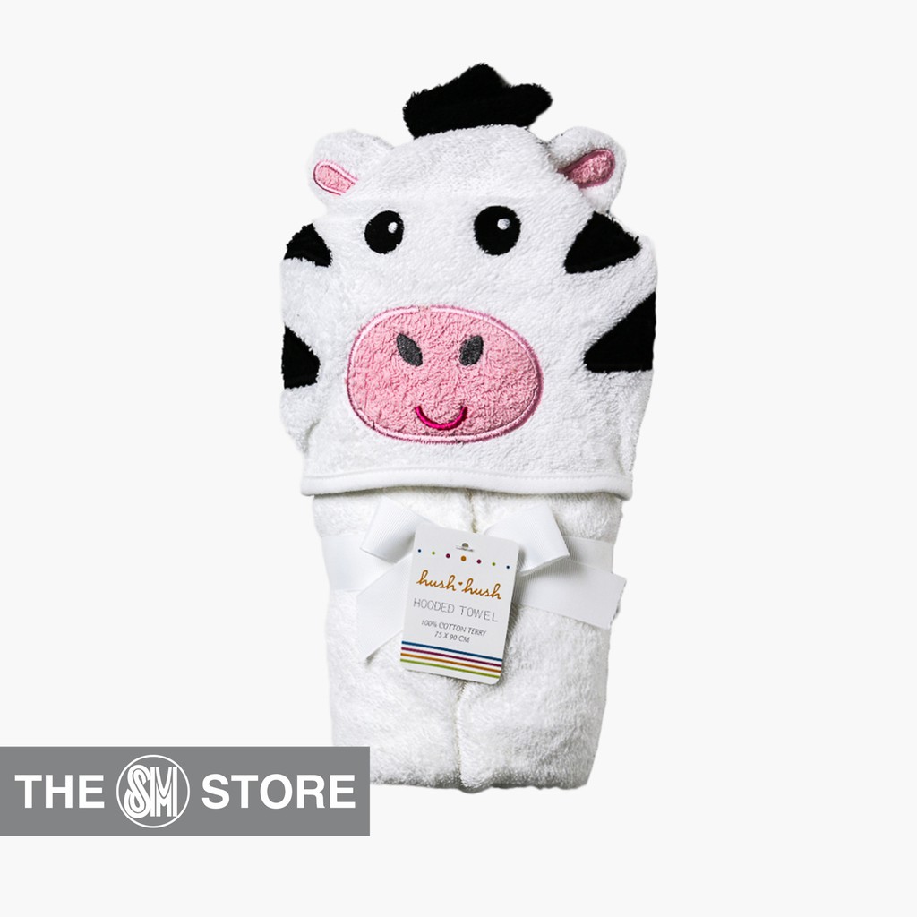 cow hooded towel