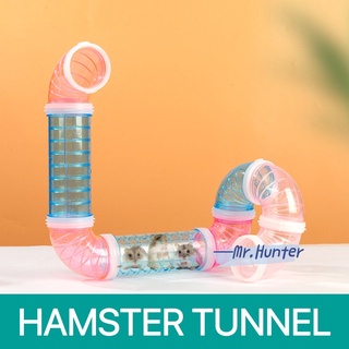 SMALL PET Tunnel Hamster Plastic Tubes Hideout for Small Animals