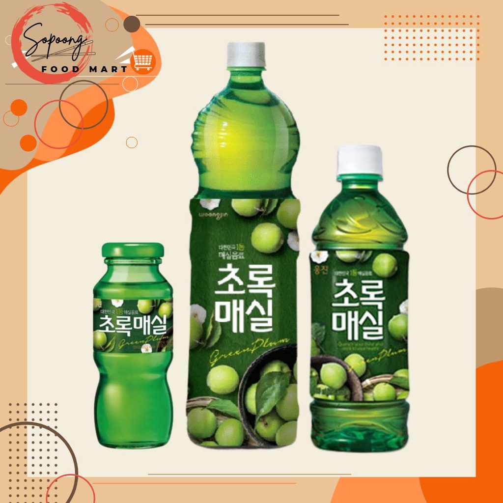 WOONGJIN GREEN PLUM JUICE DRINK 180ML/500ML/1.5L Shopee Philippines