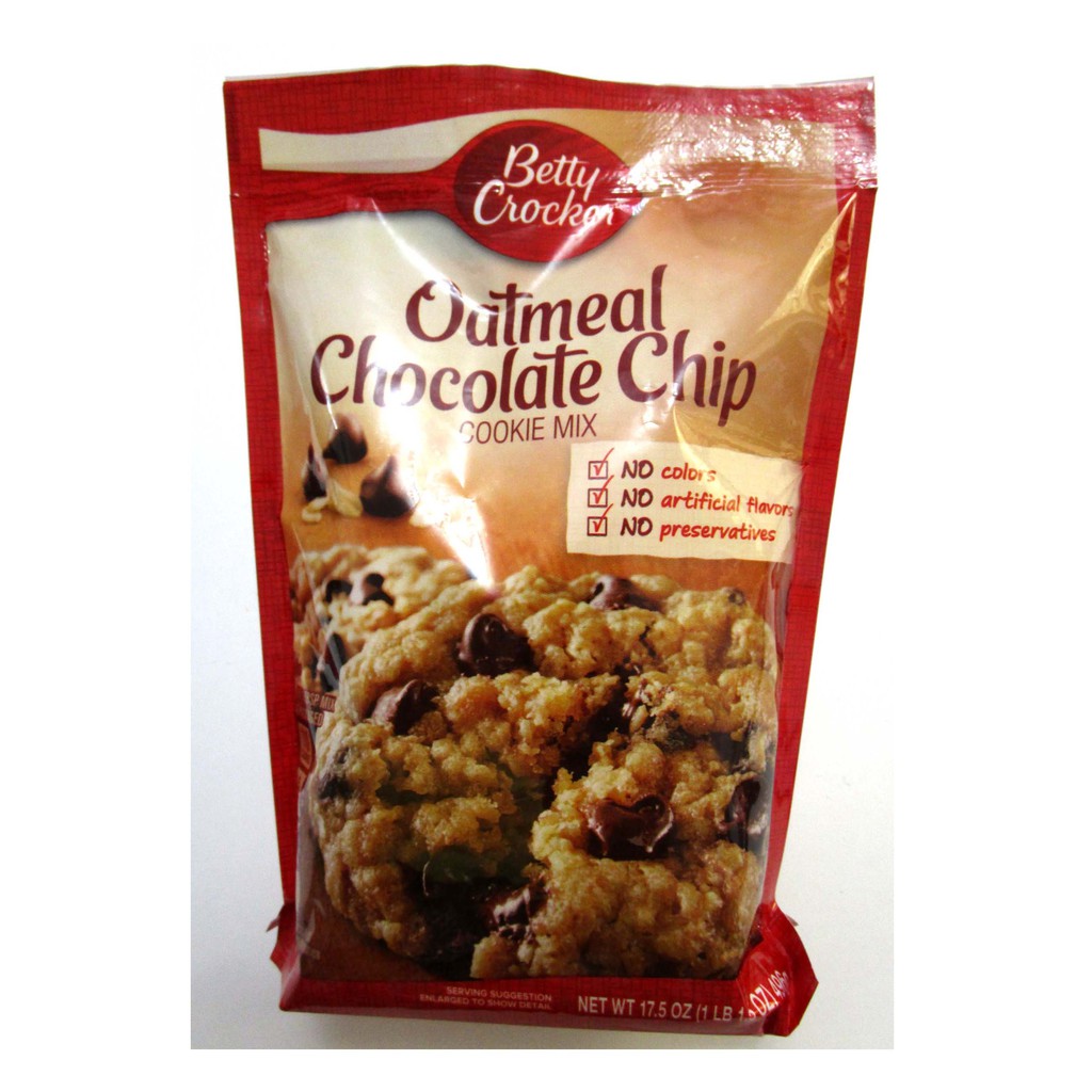 BETTY CROCKER OATMEAL CHOCOLATE CHIP COOKIE MIX. From USA. Shopee