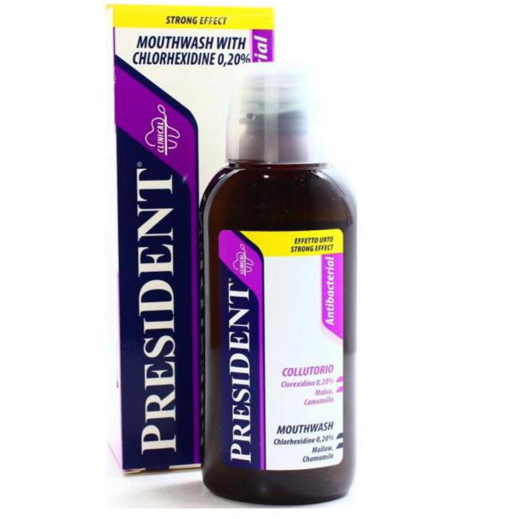 President Chlorhexidine 0.2 Mouthrinse 250ml Shopee Philippines