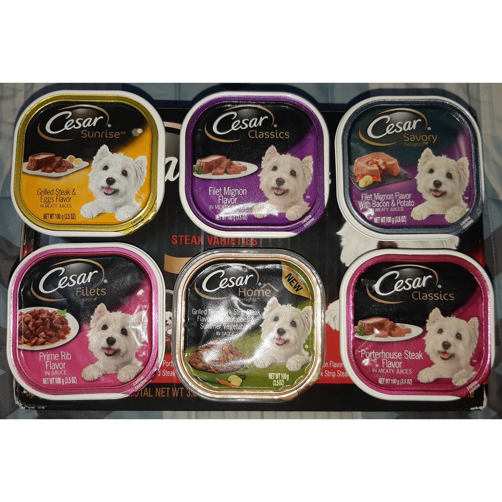 cesar gourmet wet dog food