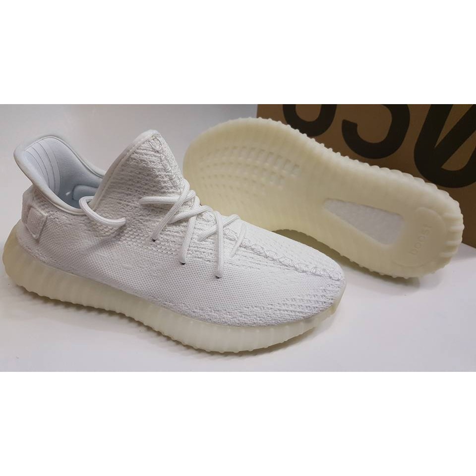 triple white yeezys 350 v2