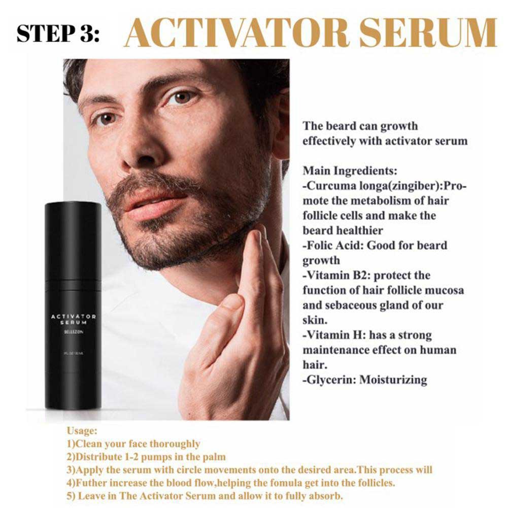 beard growth activator serum