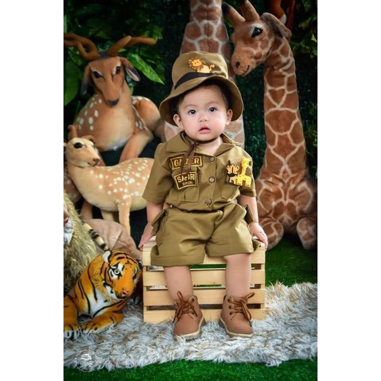 Safari Baby Boy Costume Outfit Shopee Philippines