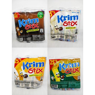  Krim Stix  Chocolate Milk Cookies Peanut Shopee Philippines