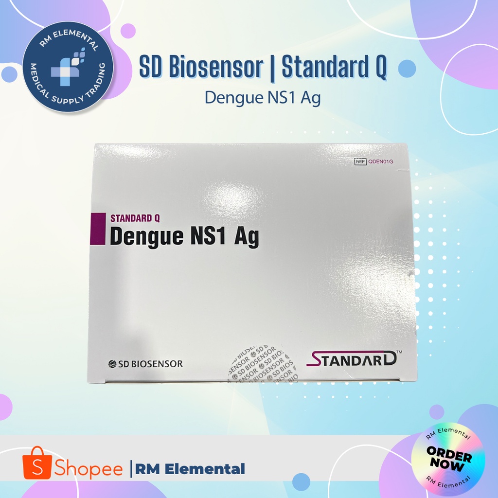 Dengue NS1 SD biosensor(SQ) 25 test Shopee Philippines