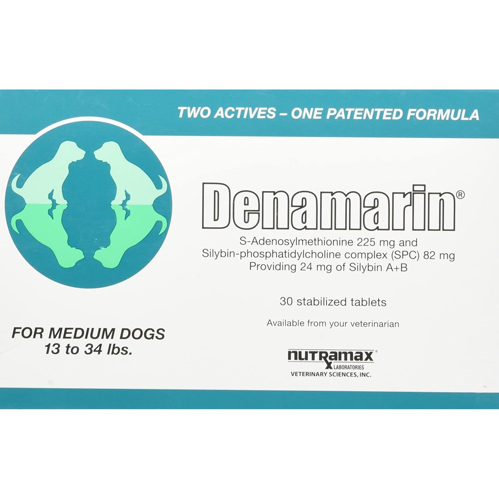 Denamarin Liver Support Supplements for Medium Dogs, 1334 lbs