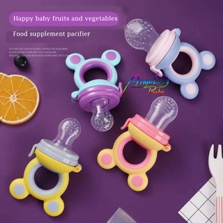 Baby fruit and vegetable feeding pacifier, cute frog complementary food feeder, baby feeding tablewa