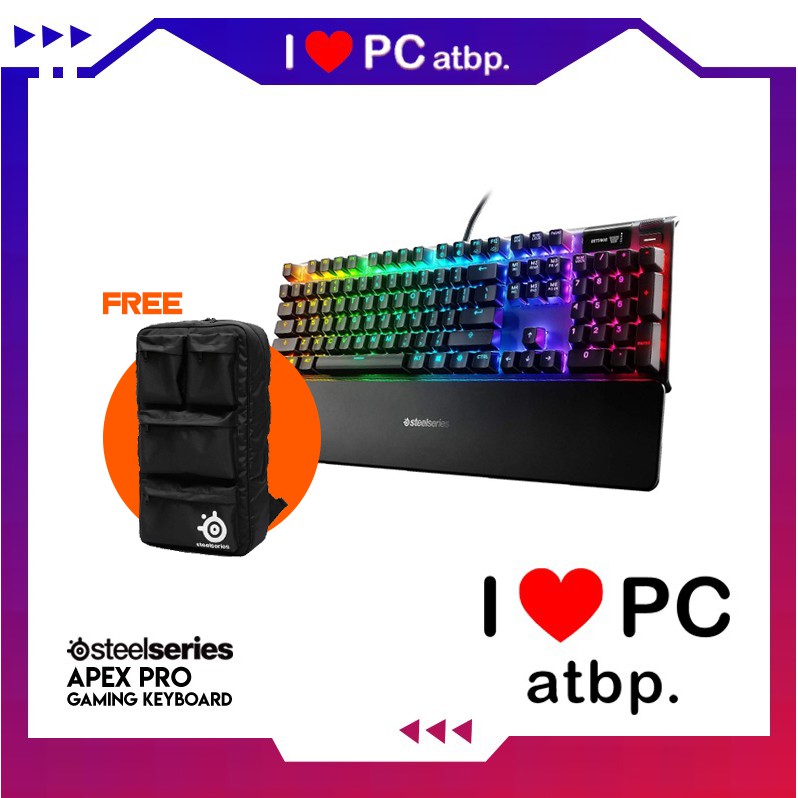 Steelseries Apex Pro Gaming Keyboard Omnipoint Mechanical Adjustable Switch Oled Smart Display Rgb Shopee Philippines