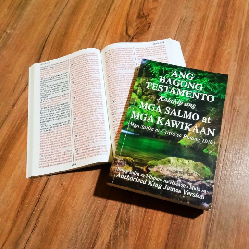 GIANT PRINT HOLY BIBLE Filipino Book Softbound TAGALOG New Testament ...