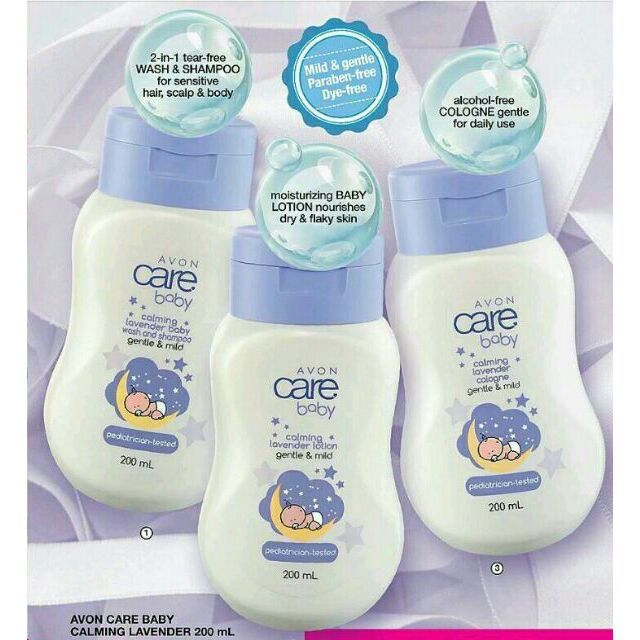 avon care baby cologne