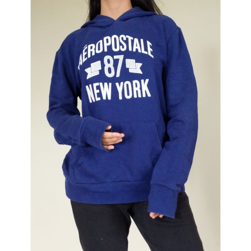 blue aeropostale hoodie